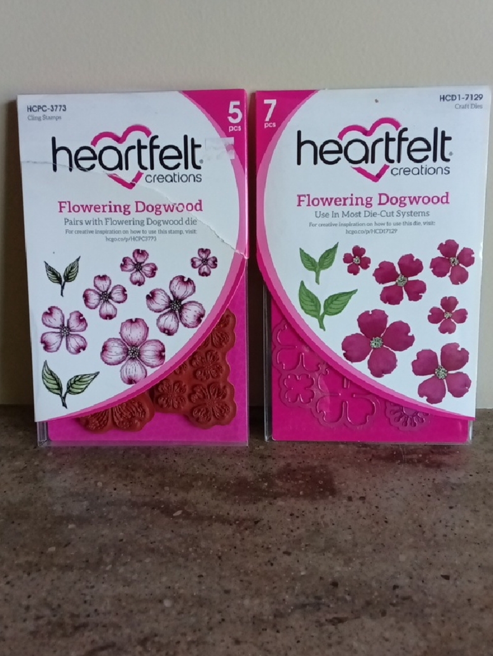 Heartfelt Creations Flowering Dogwood Stamp & Die Set